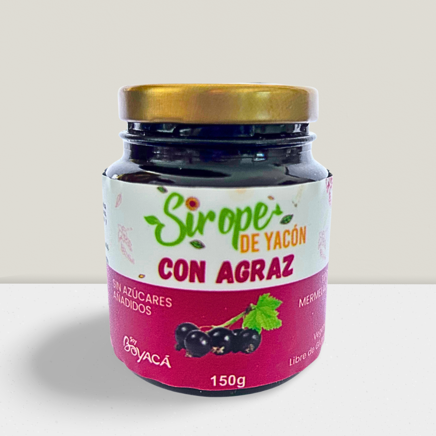 1SMASF__S__Yacon_Agraz___2025 Sirope de Yacón con Agraz 150g