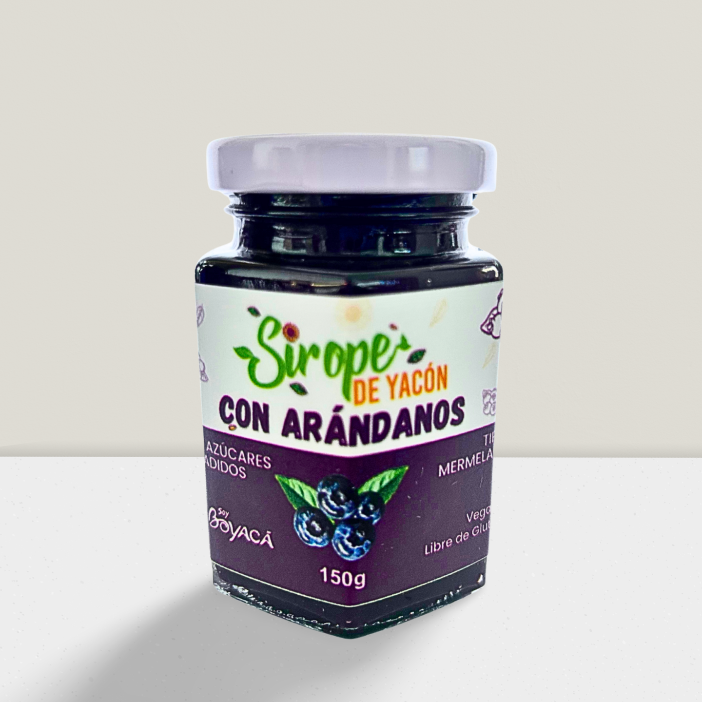 2SMASF__S__Yacon_Arandanos Sirope de Yacón con Arándanos 150g