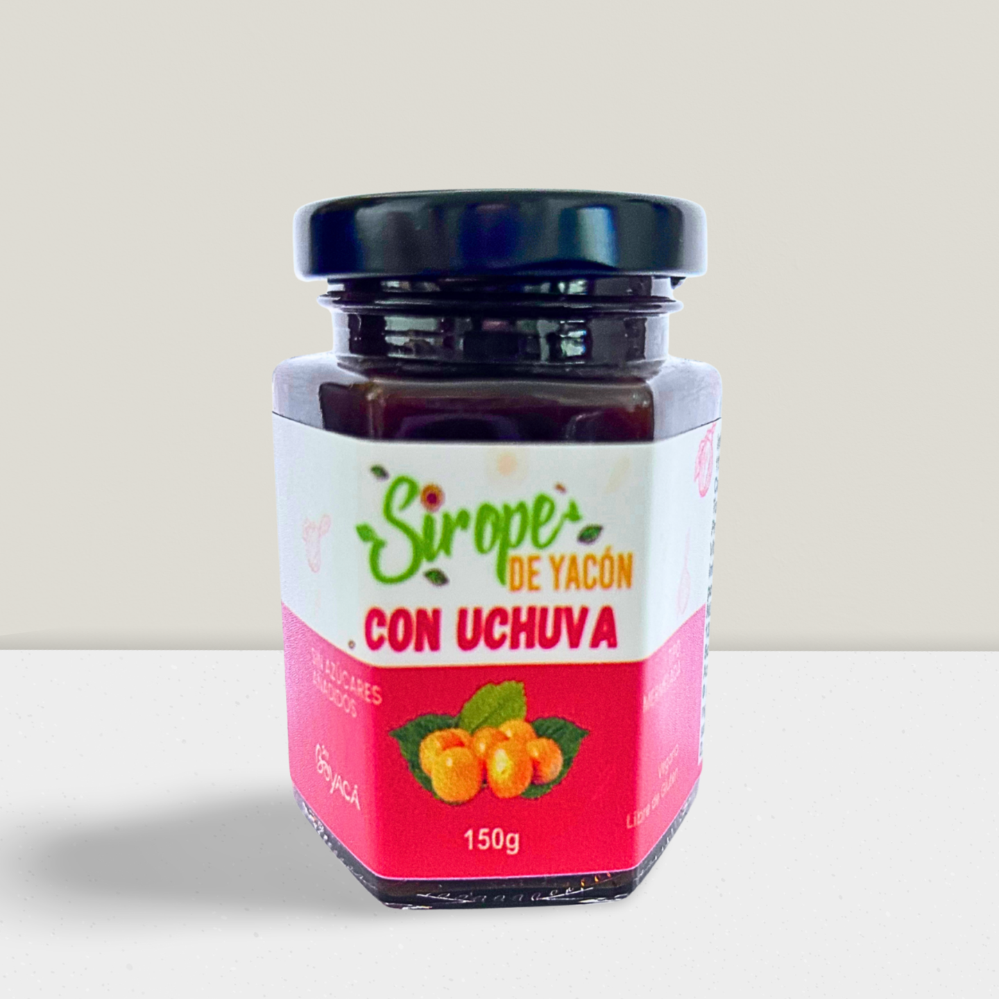 5SMASF__S__Yacon_Uchuva__2025 Sirope de Yacón con Uchuva 150g