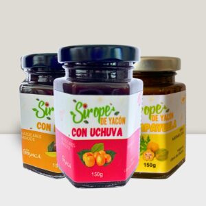 Sirope de Yacón con fruta x 3 Sirope de Yacón con Fruta Surtidos x 3 150g