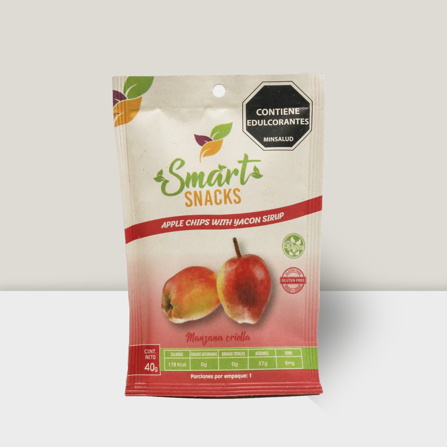 Chips de Manzana con Sirope de Yacón  40g
