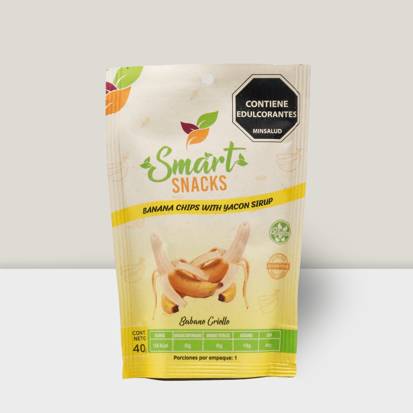 Chips de Banana con Sirope de Yacón  40g