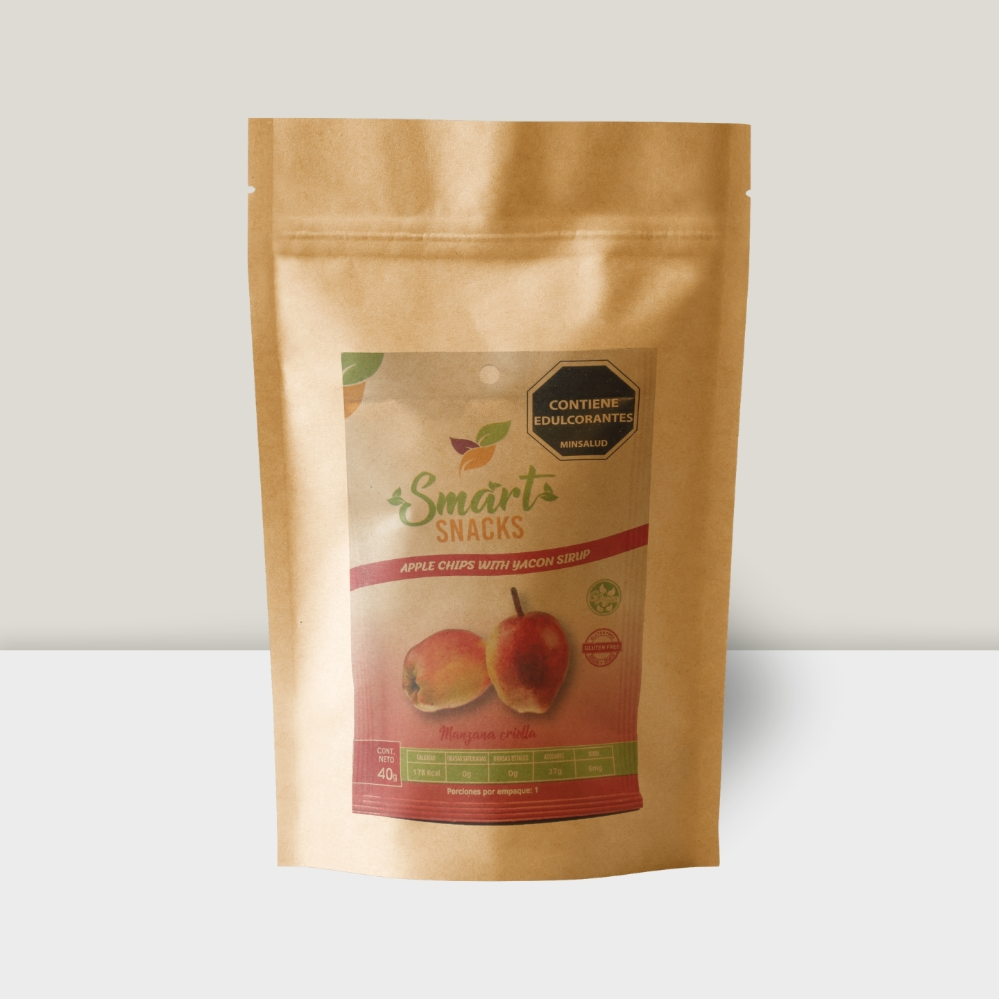 Chips de Manzana con sirope de yacón 1000g - B2B