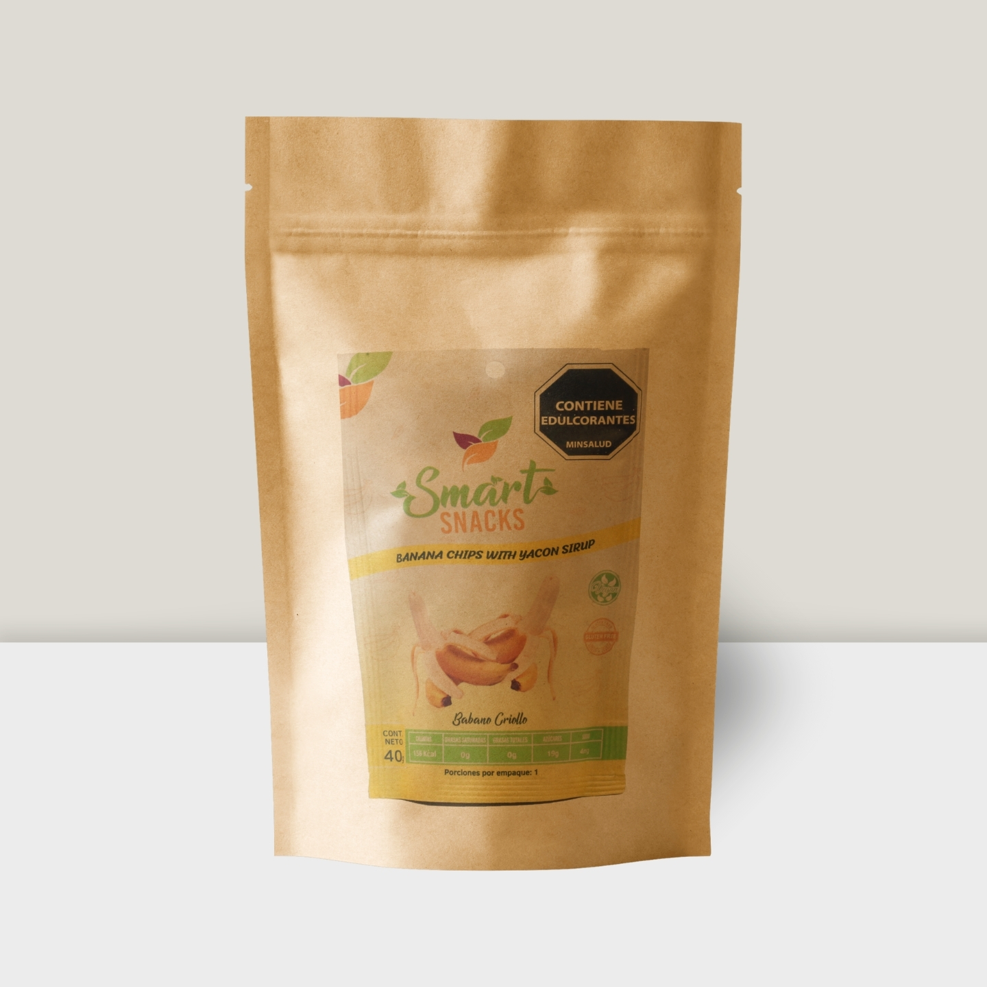 Chips de Banano con sirope de yacón 1000g