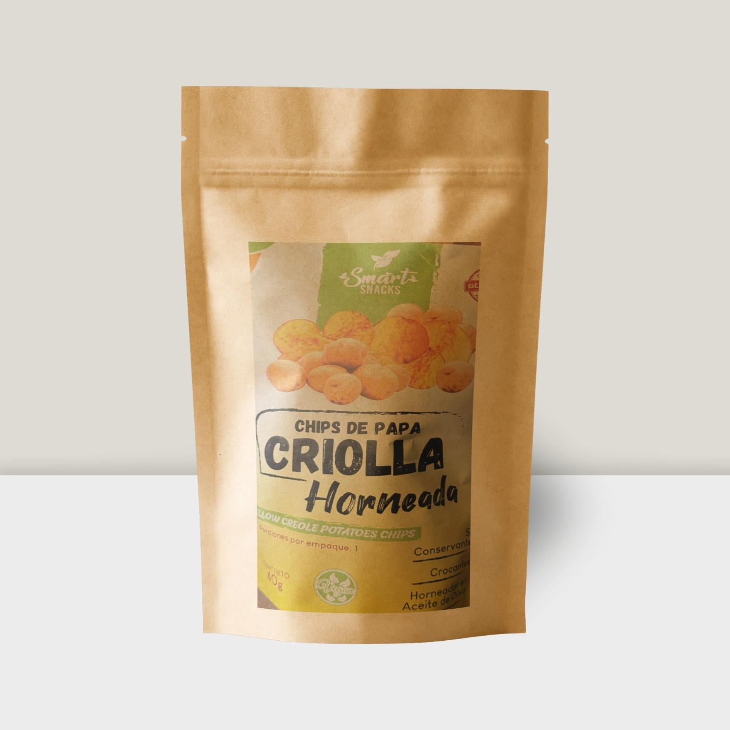 Chips de papa criolla horneada 1000g - B2B