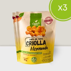 Chips de papa criolla x3 Chips de Papa Criolla 40g x 3