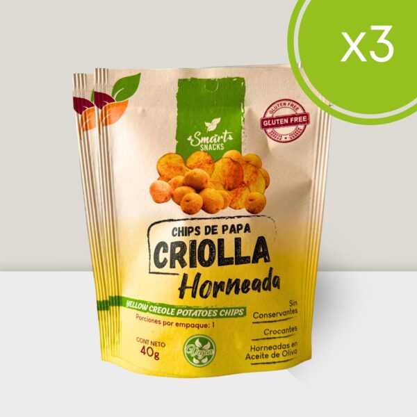 Chips de Papa Criolla 40g x 3